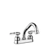 4" Dual Handle Basin Mixer with Long Spout